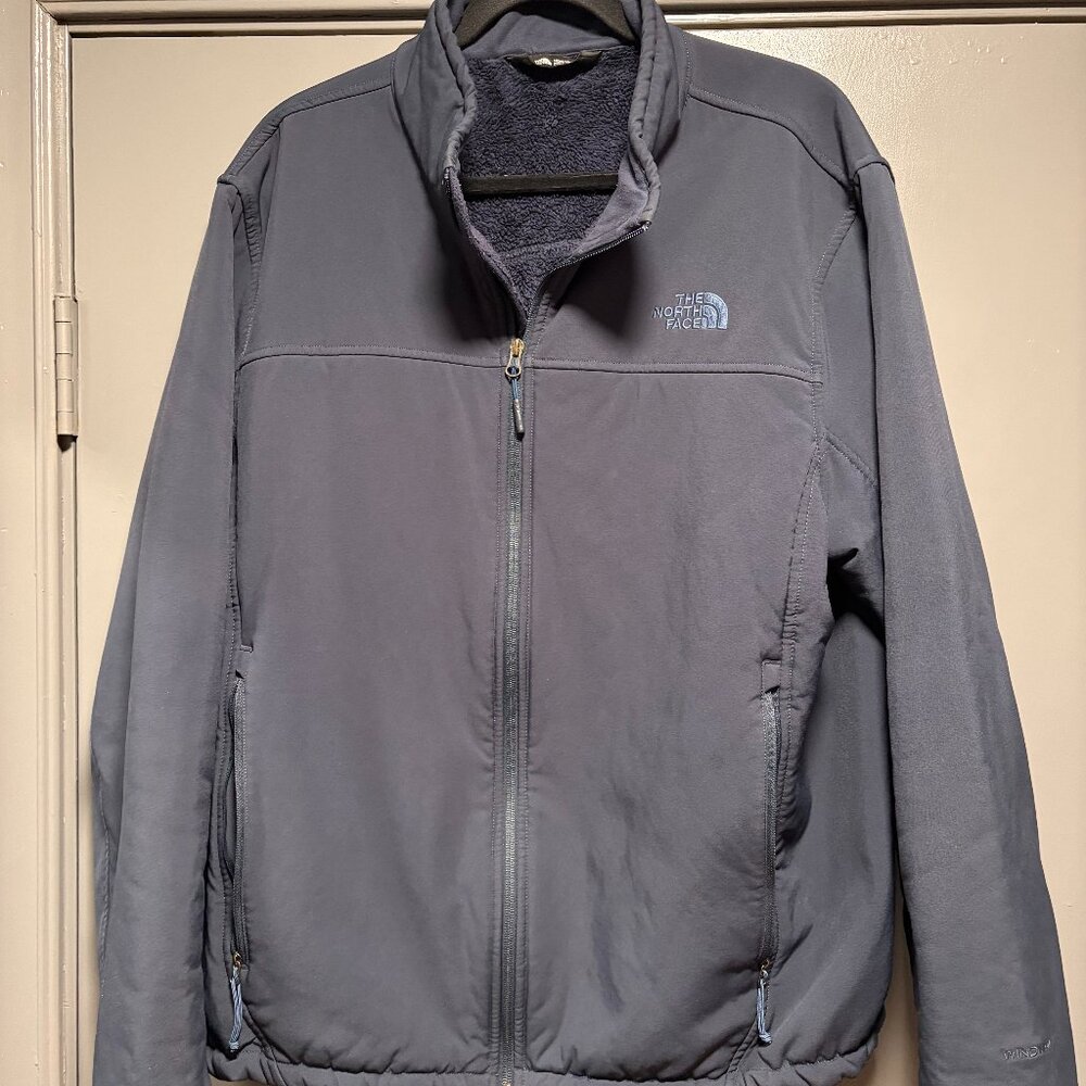 Rare The North Face - Men's Apex / Windfall Thermal Jacket - Navy Blue - Size XL